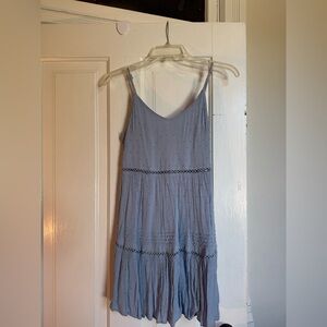 Altar'd State Sky Blue Textured Dress